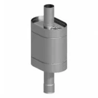 Бак 80 л на трубе овальный