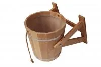 Обливное ведро с пластиковой вставкой, 15л, ОЛЬХА