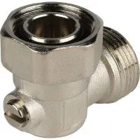 STOUT Узел SVH-0006-000020 нижнего подключения для радиатора, угловой, раздельный 3/4"