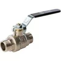 STOUT Кран SVB-0005-000015 шаровой полнопроходной, НР/НР, ручка рычаг 1/2