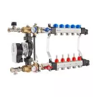 Коллектор из нержавеющей стали KAN-therm InoxFlow USFP со смесительной группой и электронным насосом